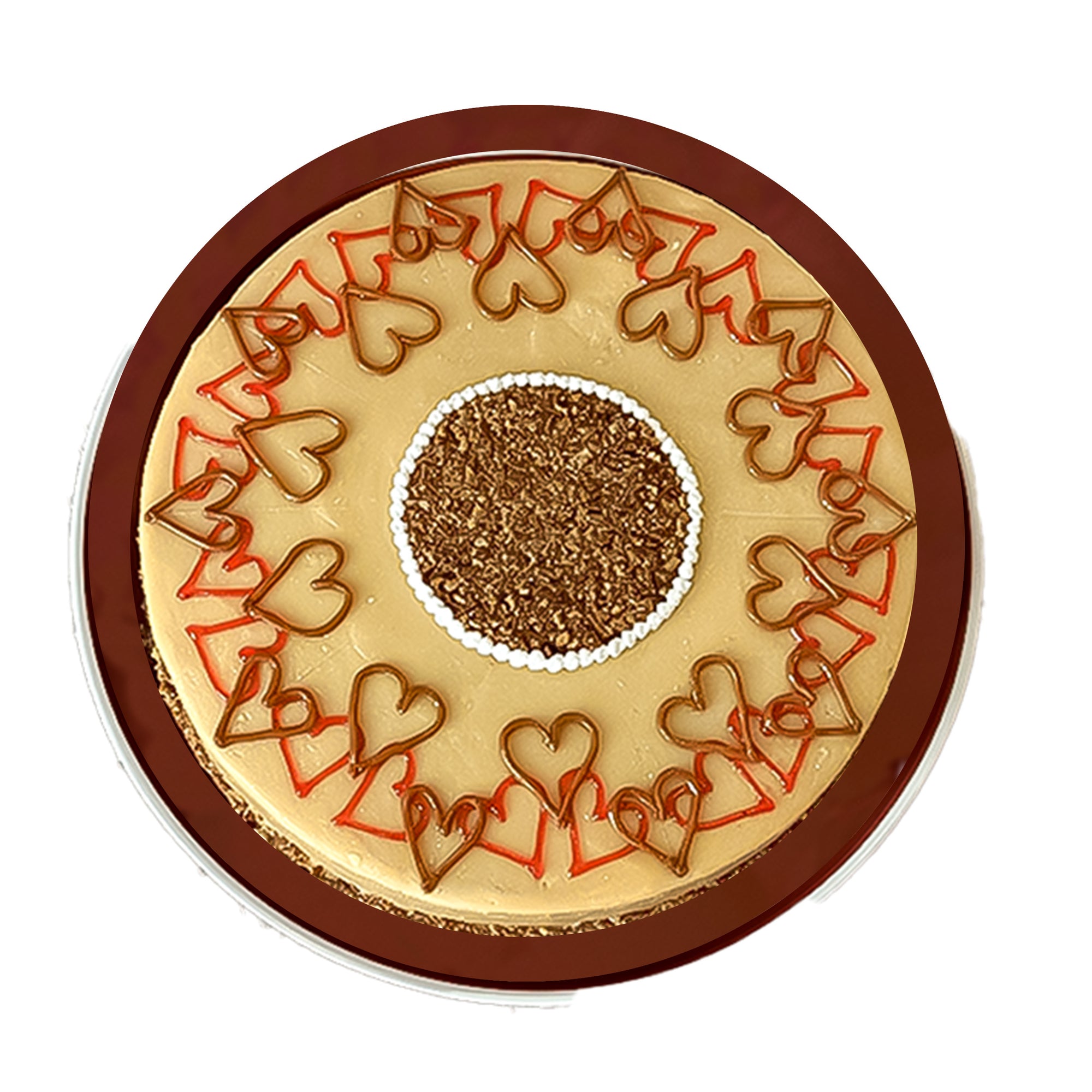 Hearts All Over Carrot Cake