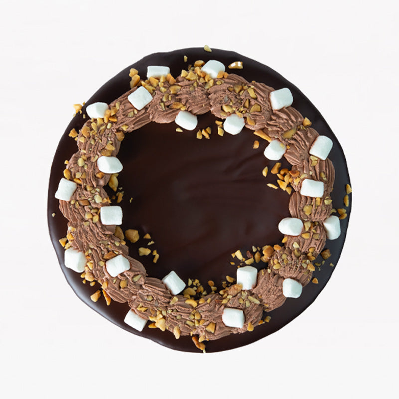 Chocolate rocky road cake recipe | BBC Good Food